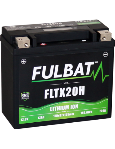 BATTERIE MOTO FULBAT LITHIUM FLTX20H 12.8V 12Ah 720A