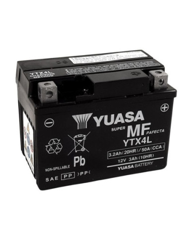 BATTERIE YUASA YTX4L 12V 3.2AH 50A