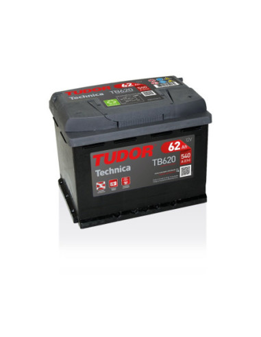Batterie Tudor TB620 12V 62Ah 540A