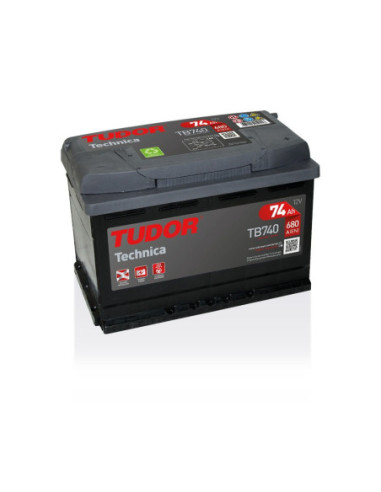 Batterie Tudor TB740 12V 74Ah 680A