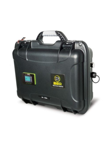 Valise Batterie Lithium PRESTIGE BSR 24V 100Ah – LifePo4 2560 Wh