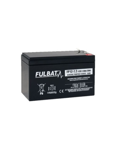 BATTERIE FULBAT AGM FP12-7.2 12V 7.2AH