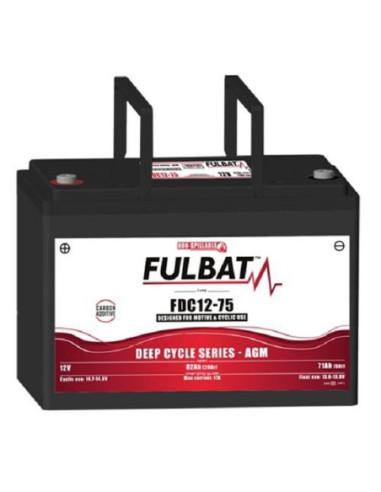 BATTERIE FULBAT AGM CARBON FDC12-75 12V 82AH