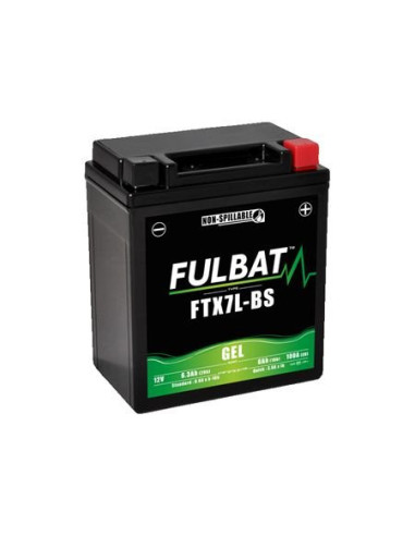 BATTERIE FULBAT GEL FTX7L-BS 12V 6.3Ah 100A