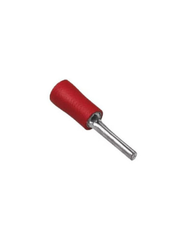 FICHE CYLINDRIQUE ISO ROUGE 0.5-1MM²