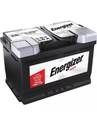 BATTERIE ENERGIZER EA70L3 12V 70AH 760A L3 AGM