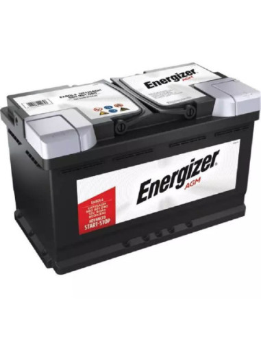 BATTERIE ENERGIZER EA80L4 12V 80AH 800A L4 AGM